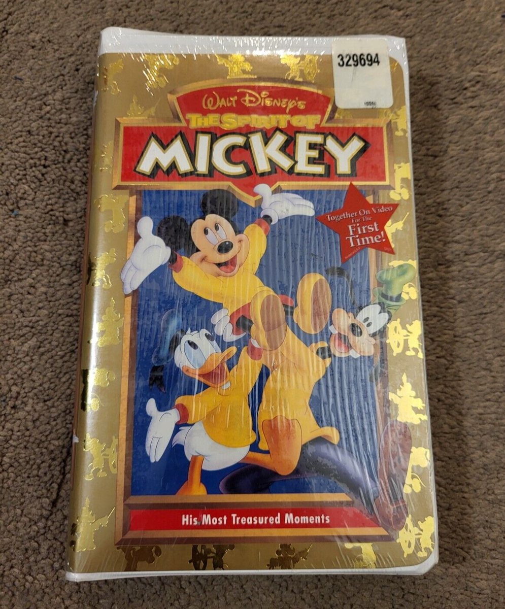 Walt Disney's The Spirit of Mickey VHS Clamshell Treasured Moments