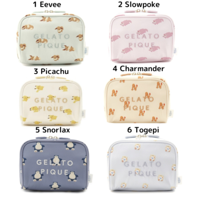 GELATO PIQUE Pokemon Sleep vol.2 pattern pouch 6 types JAPAN