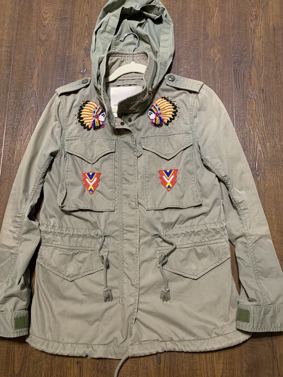 Denim Supply Ralph Lauren Beaded M65 Military Jacket M