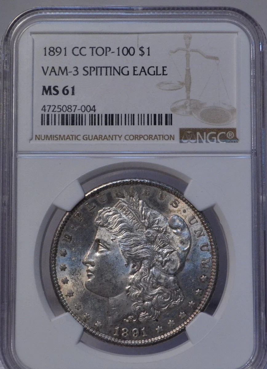 MS 61 Graded 1891 Year Morgan US Dollars (1878-1921) for sale | eBay