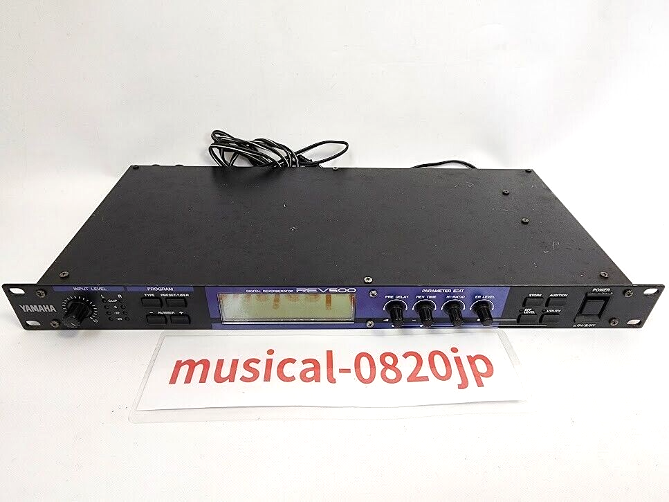 YAMAHA REV500 Digital Reverberator Reverb Effect Processor Rack