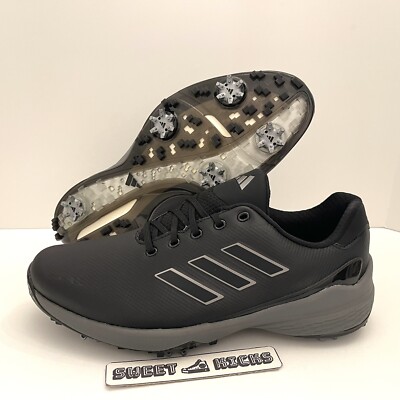 Size 9 Adidas ZG23 Men's Black Golf Spikes Shoes GW1178 | eBay