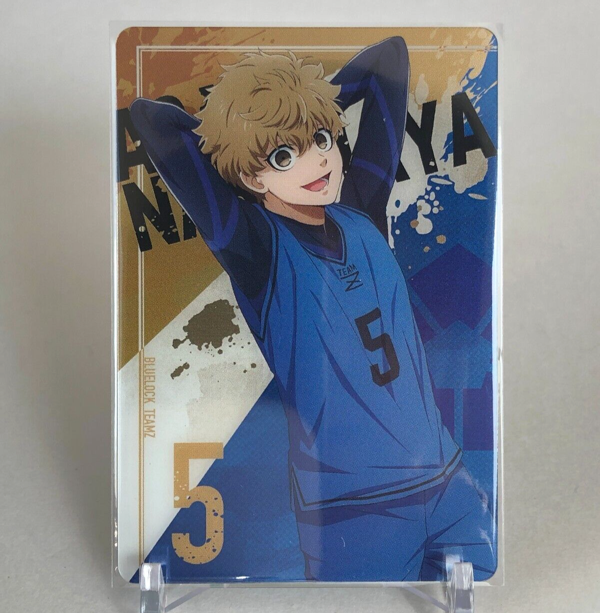 Asahi Naruhaya TEAM Z Blue Lock Wafer Card C1-09 BANDAI Kodansha