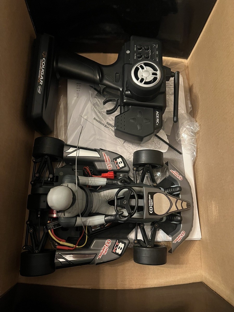 Thunder Tiger KT8 RC Go Kart Gray 6570-F271 NEW OPEN BOX DISPLAY