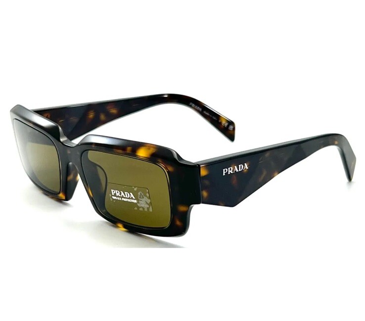 NEW PRADA SPR 27Z-F 19J-09Z BROWN AUTHENTIC SUNGLASSES 55-19 145