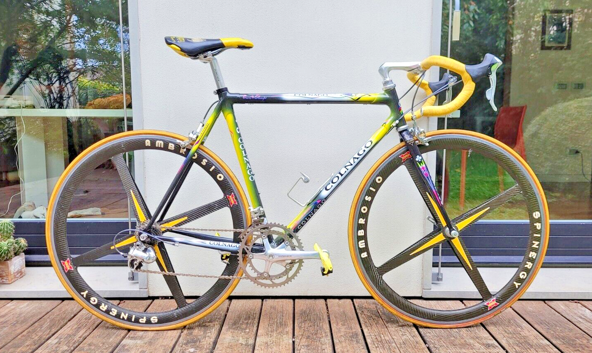 COLNAGO C40 Art Decor vintage italian carbon bicycle SHIMANO DURA