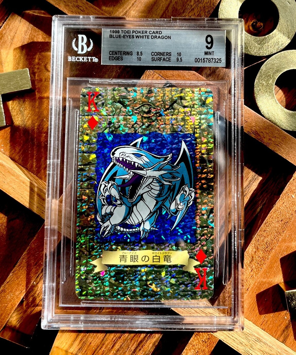 YU-GI-OH! BGS 9 BLUE EYES WHITE DRAGON | 1998 Toei Poker set
