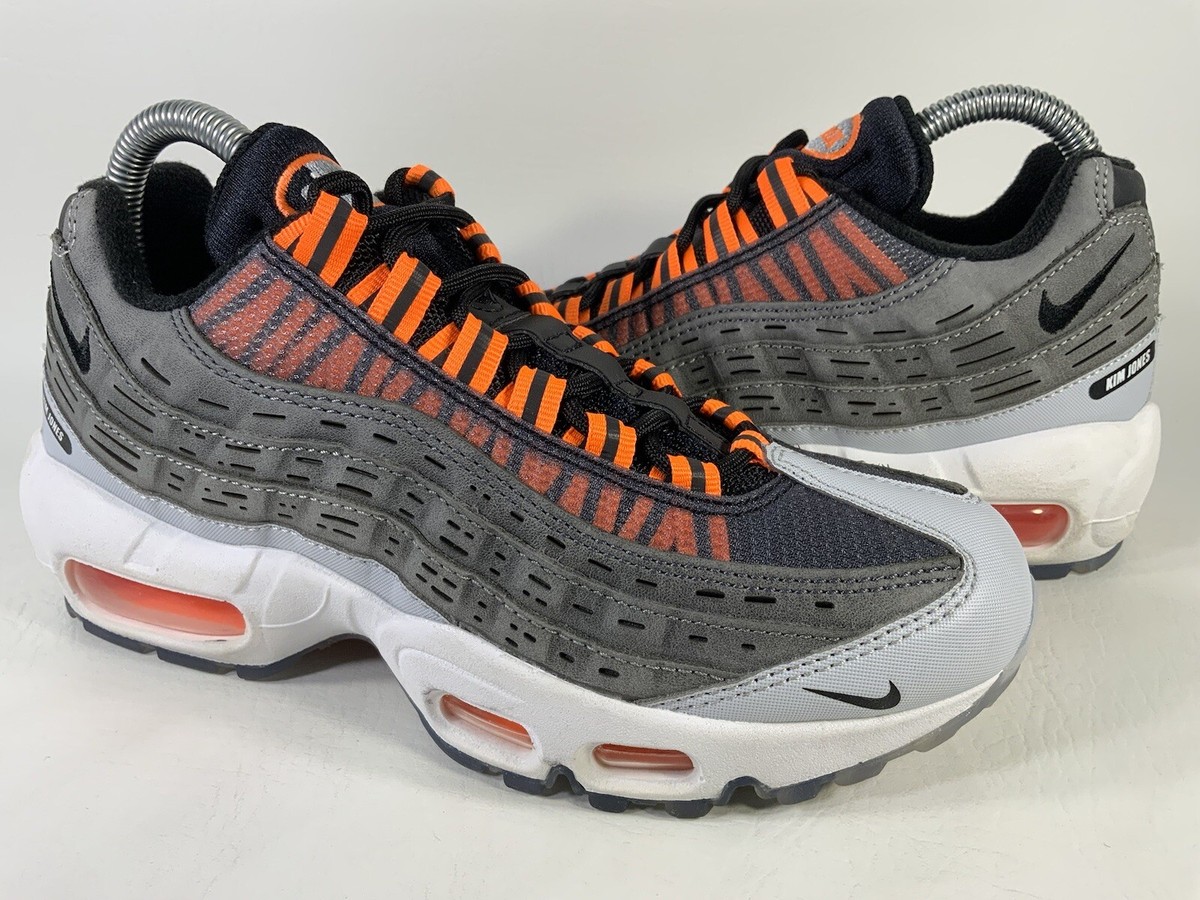 Nike Air Max 95 Kim Jones Total Orange Black Grey Mens Size 5