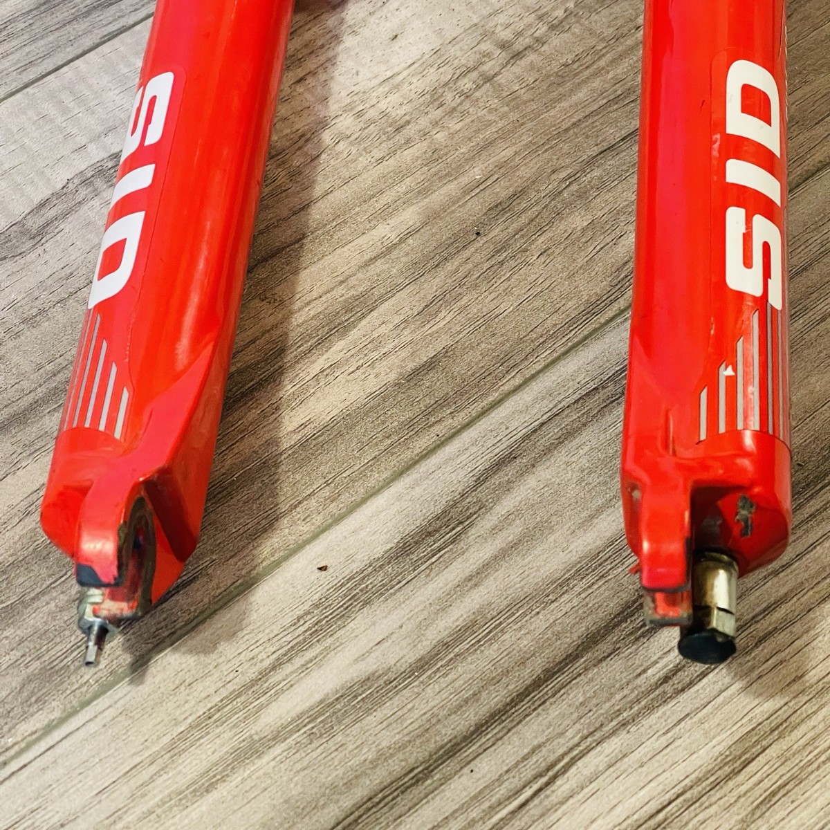 Rock Shox SID XC C3 Dual Air Red 1 1/8 Threadless LONG STEERER