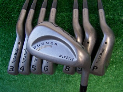 TaylorMade Burner Midsize Iron Set 3-PW Graphite Stiff Flex Irons