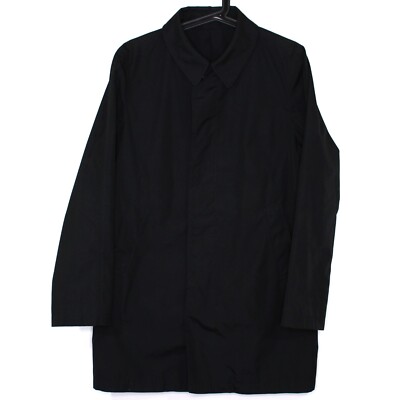 Stussy x Sophnet Japan Mens Small Big Logo Trench Coat Jacket RARE