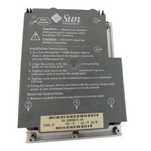 Sun X1191A 501-4196 300Mhz cpu w/2MB cache UltraSparc II - L2815