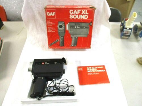 GAF XL-2 Sound Super 8 Movie Camera | Xytar 9.5-19mm f/1.1 Zoom