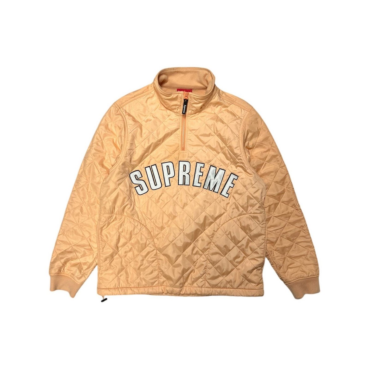 Supreme SS17 Quilted Arc Half Zip Pullover Jacket | eBay