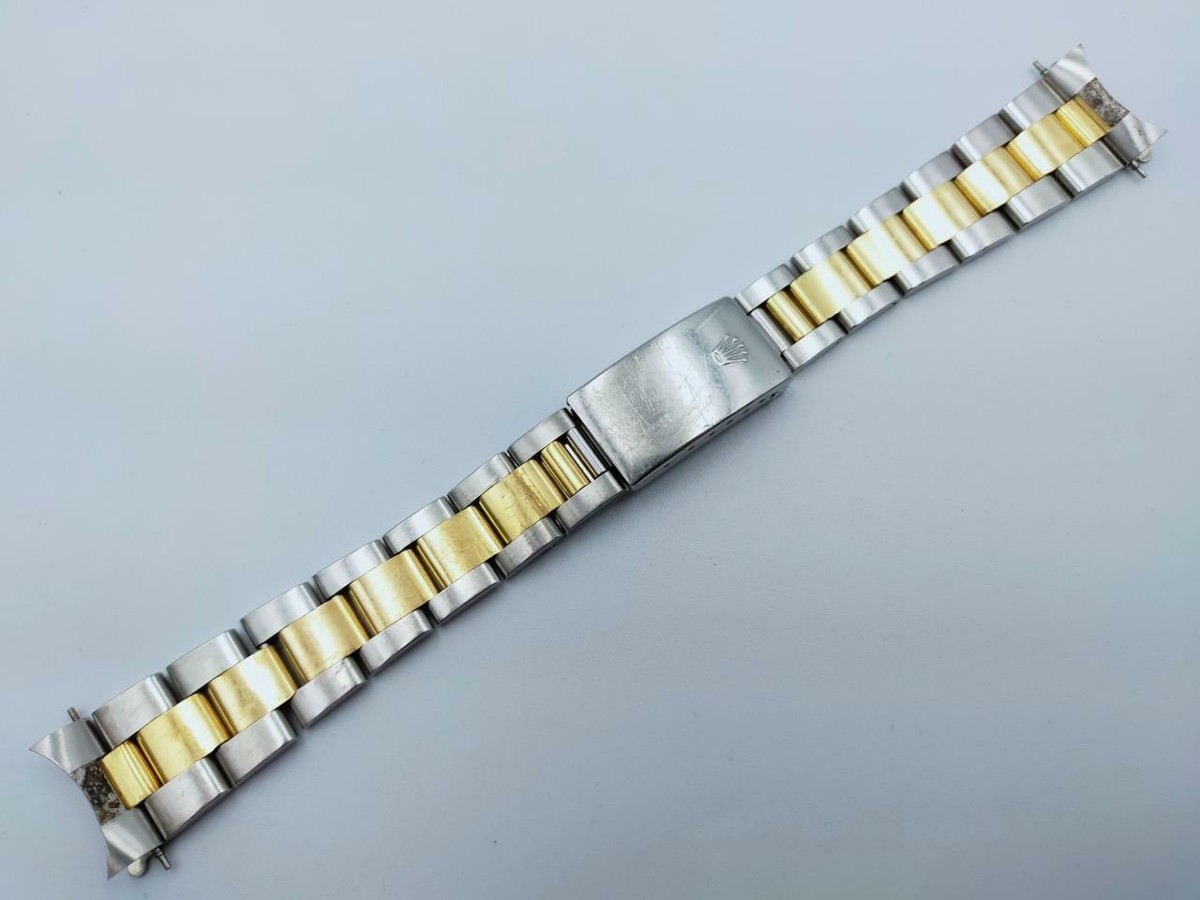 Authentic 1990's Rolex 18K/SS Oyster 78353 -18 Bracelet 457B 19mm