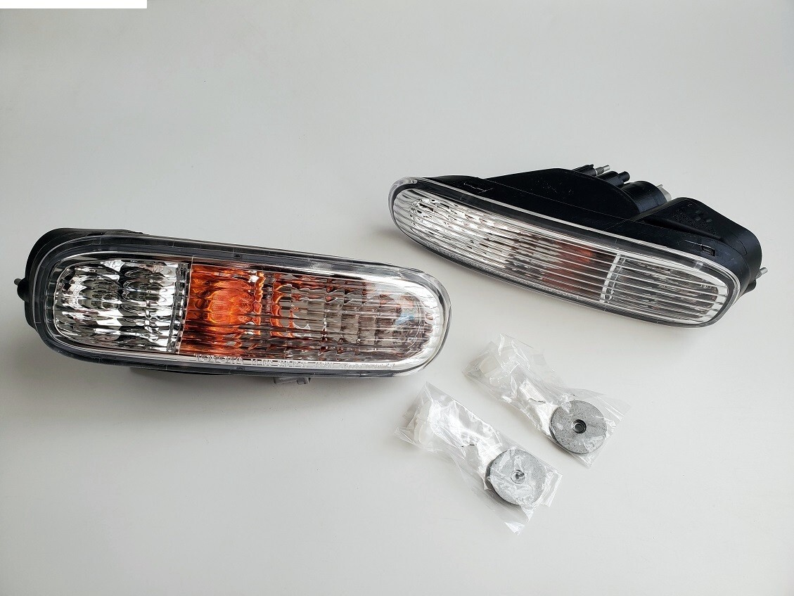 NEW Toyota Supra MK4 JZA80 Genuine Front Bumper Turn Signal Lights