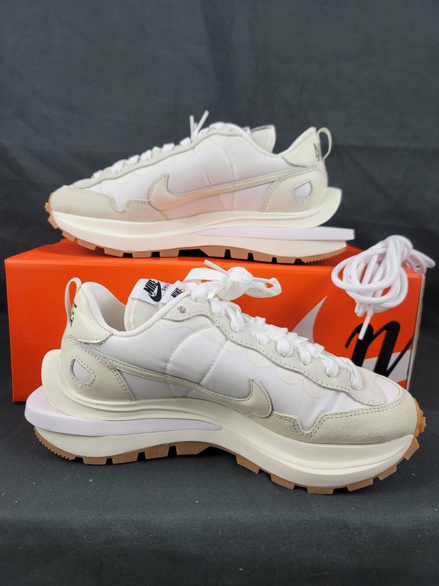 Nike x Sacai VaporWaffle White Sail Gum Men's Size 5.5 US (7W