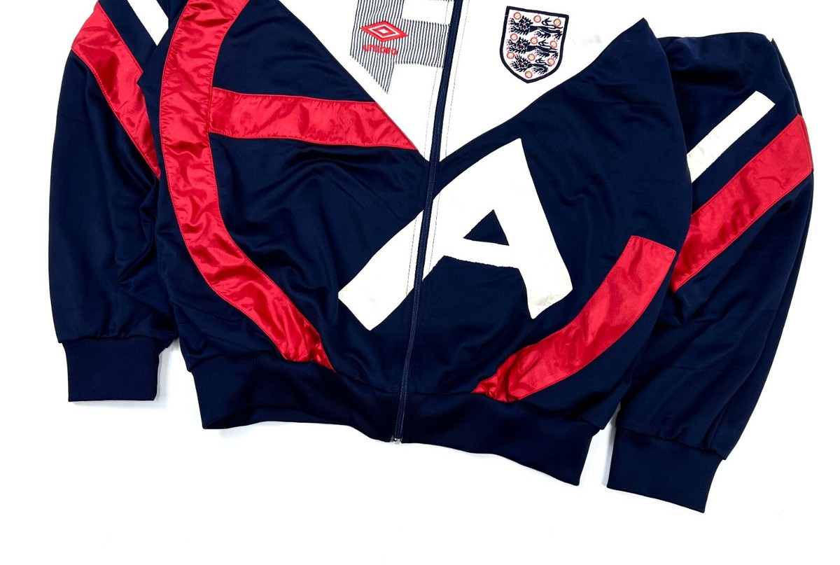 Vintage Men's ENGLAND 90-92 National Team Track Jacket Football