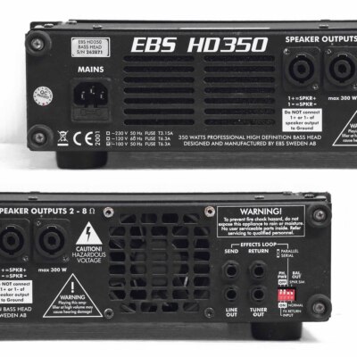 EBS HD-350 Bass Guitar Amp Head 350W Used Tested w/ Power cable