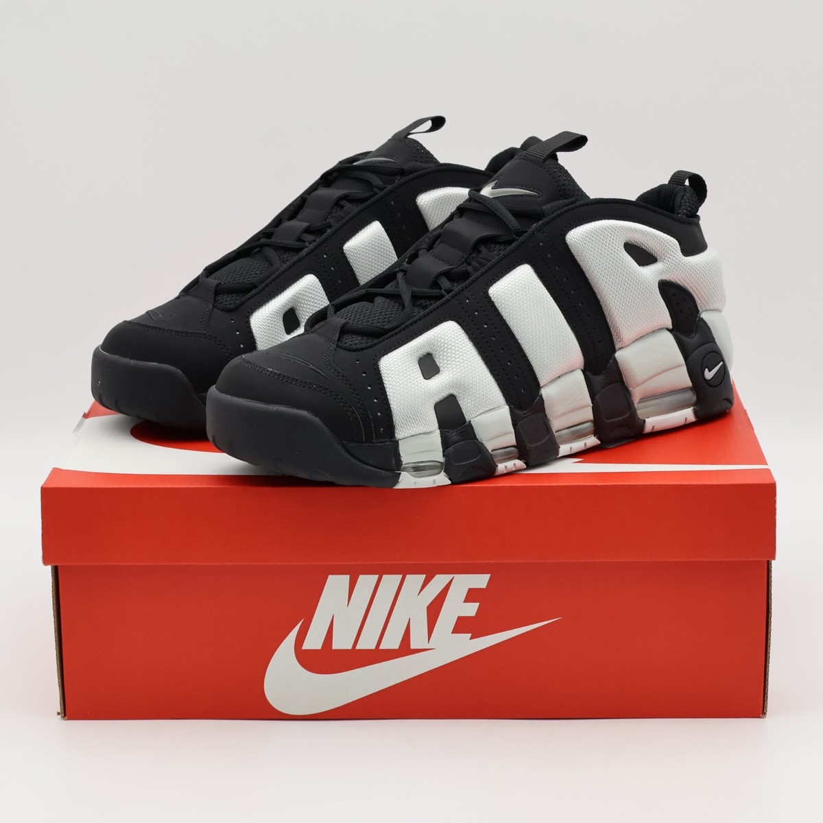 FZ3055-001 Nike Air More Uptempo Low Black Photon Dust (Men's) | eBay