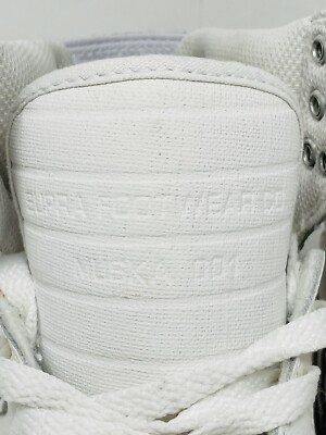 Supra Skytop Muska 001 High Top Skate White Canvas Sneakers Men's