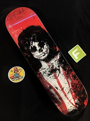 RARE SIGNED Tommy Sandoval Jim Morrison 27 Club Zero Skateboard