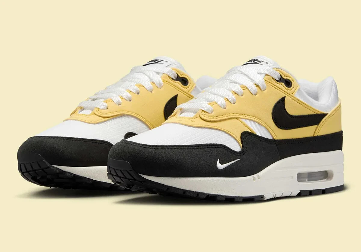 Nike Air Max 1 '87 Saturn Gold Black HF1194-700 Womens New | eBay