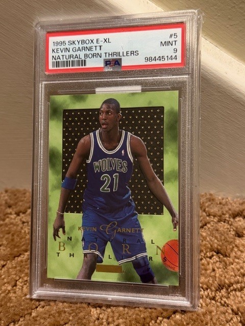 Kevin Garnett 1995 Skybox E-XL Natural Born Thrillers Price Guide