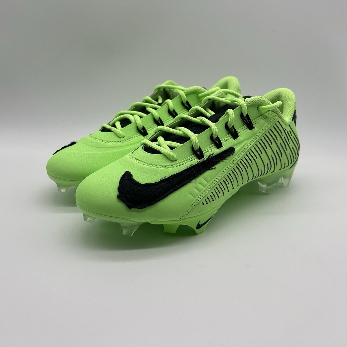 Nike Vapor Edge 360 VC Carbon Football Cleats Neon Green FQ8764