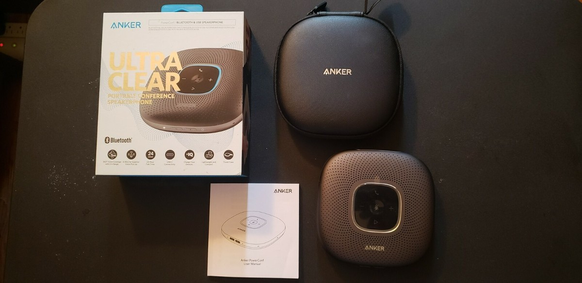 Anker Ultra Clear Portable Conference Speakerphone **Bluetooth