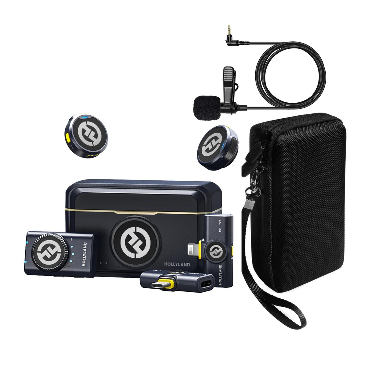 Hollyland LARK M2 DUO 2-Person Wireless Combo Microphone System