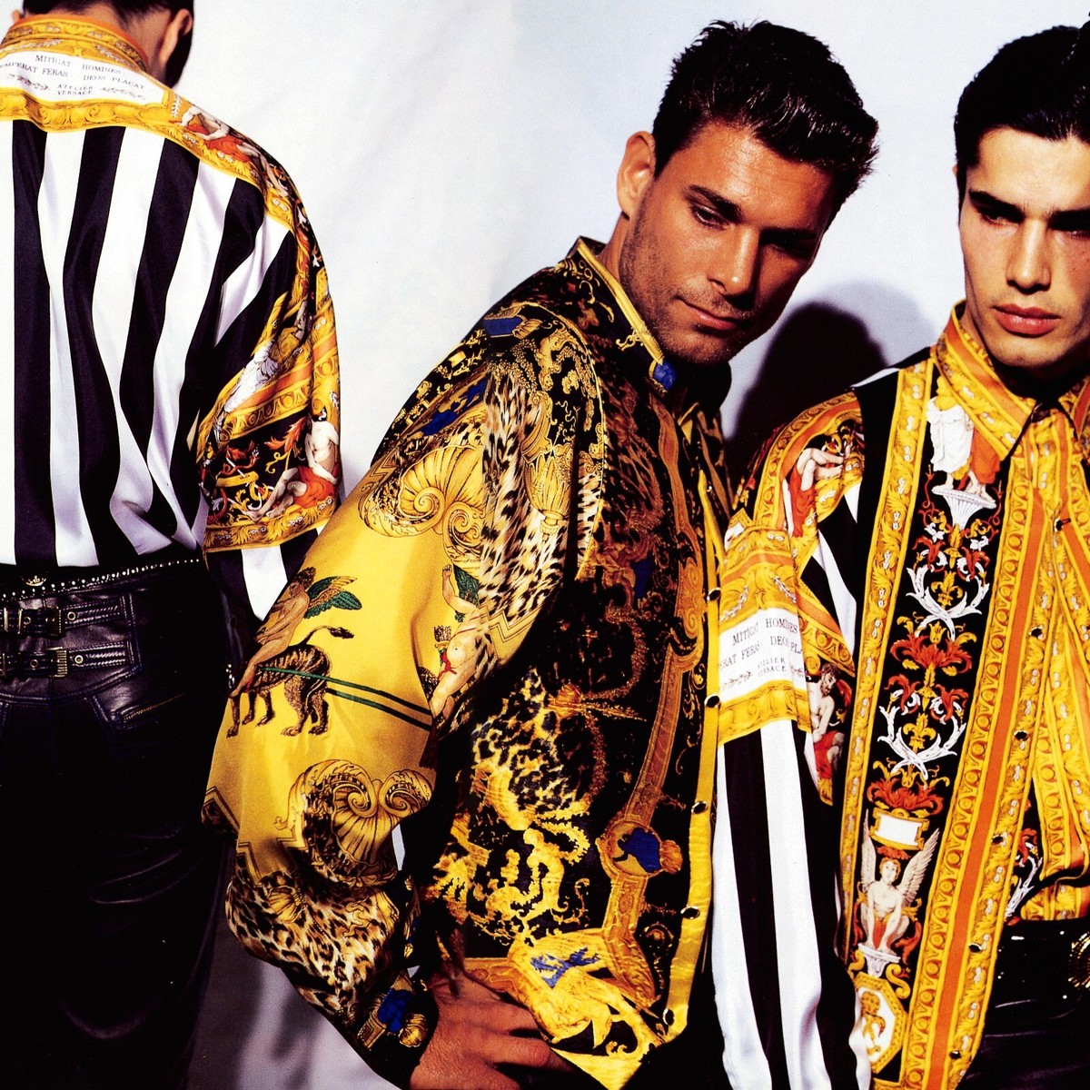 GIANNI VERSACE velvet vest Baroque Sauvage pattern size 50 from F