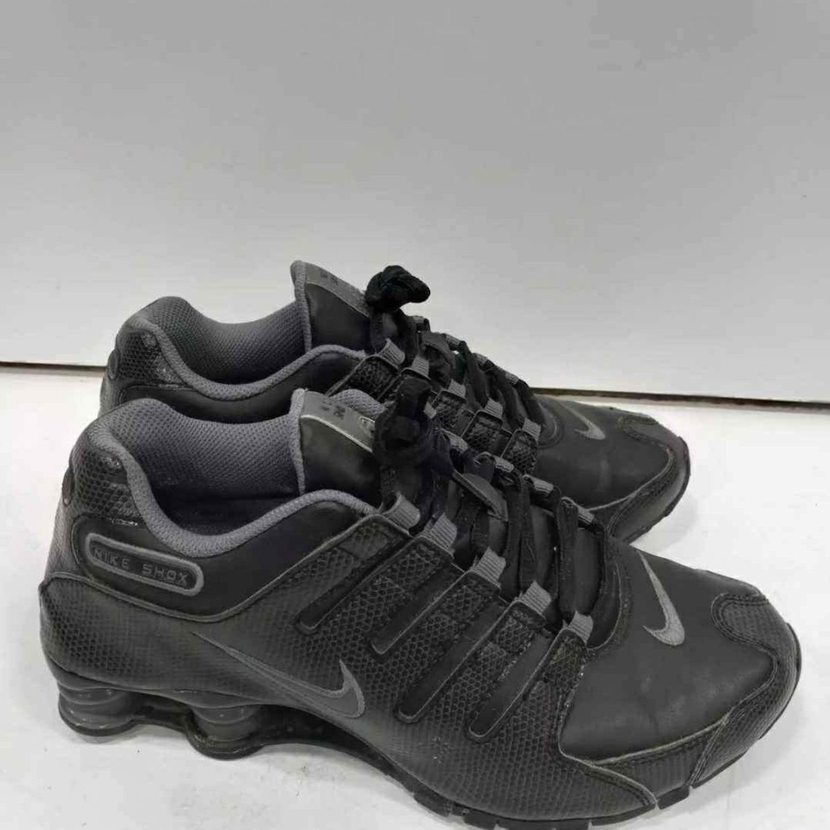 Nike Shox NZ Black Running Tennis Shoes W 7 or M 5.5 | eBay