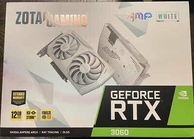 ZOTAC GAMING GeForce RTX 3060 AMP White Edition 12GB GDDR6