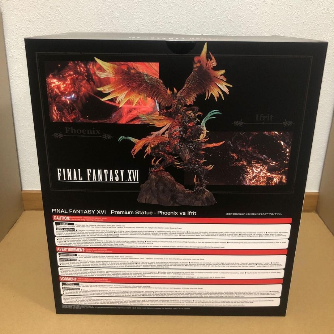 Final Fantasy XVI Collector's Edition Figure Phoenix VS Ifrit