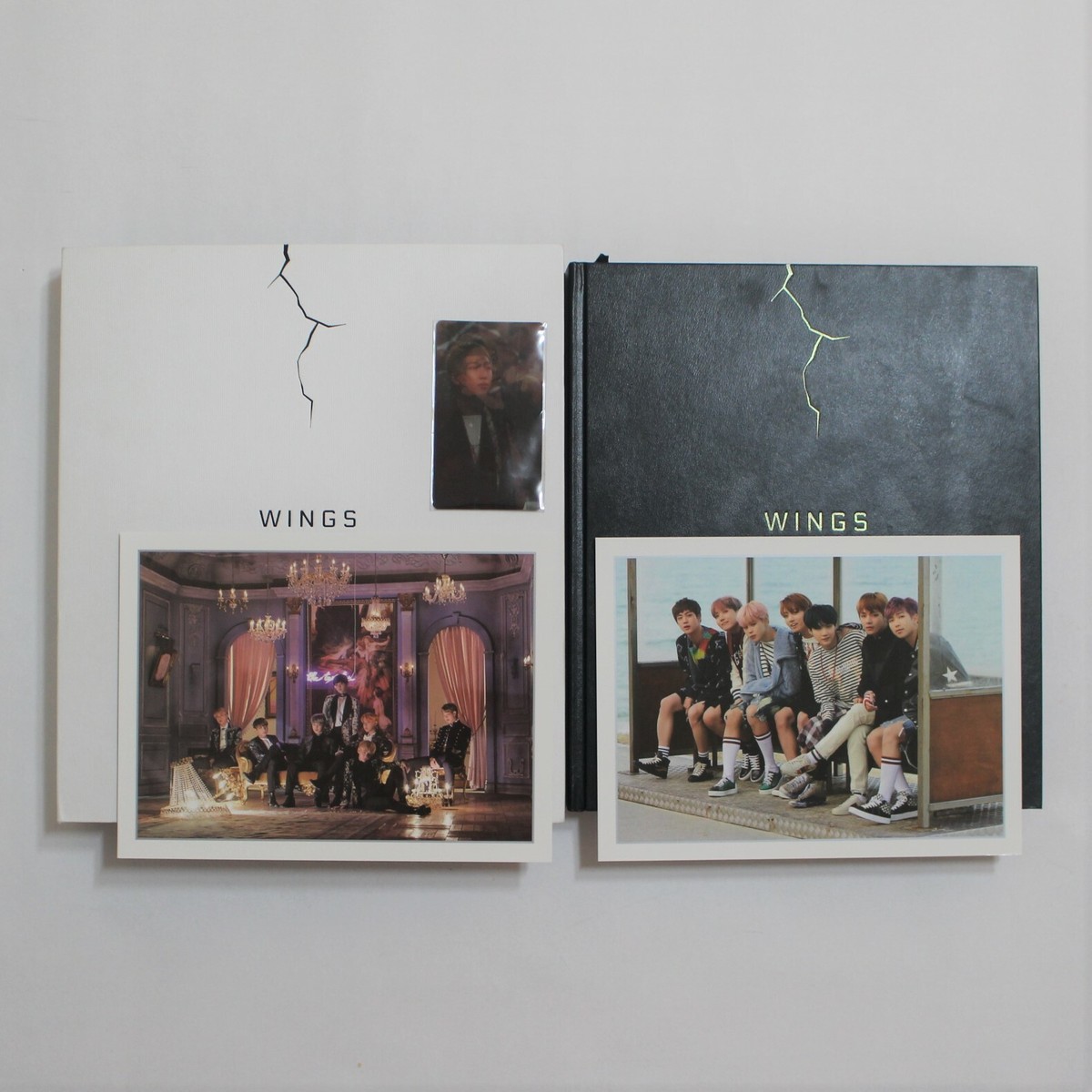 BTS Wings Concept Book Full Set Photo Frame Paper RM Lenticular 3