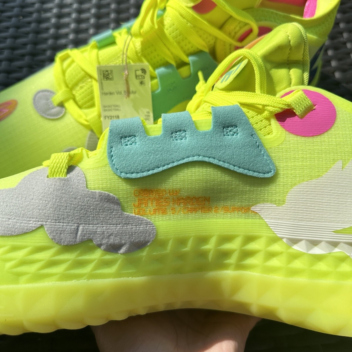 Adidas Harden Vol. 5 Futurenatural Solar Yellow Men's Shoes FY2118