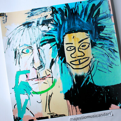 JEAN-MICHEL BASQUIAT ANDY WARHOL GICLEE ART PRINT BASQUIAT ESTATE