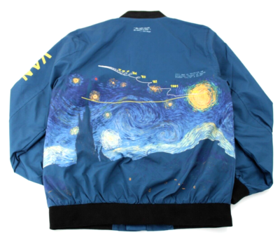 BIBISAMA x Van Gogh Starry Night L SIZE Bomber Jacket Immersive