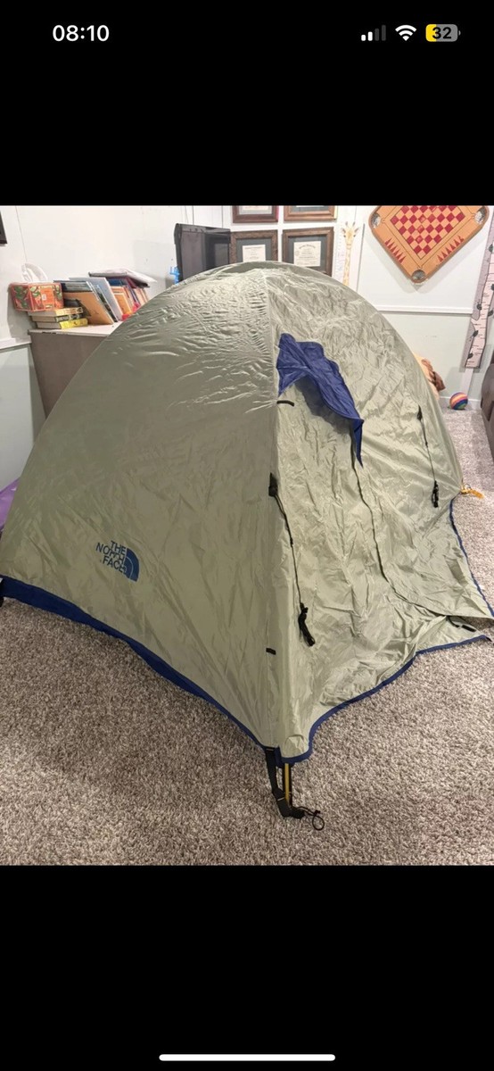 The North Face Rock 22 Tent 2 Person Backpack Camping Hunting Blue