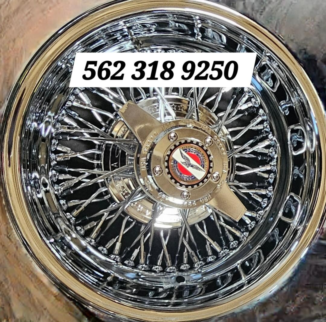 4 - 13x7 Zenith style wire wheels Rev 72 Spokes Cross Lace All