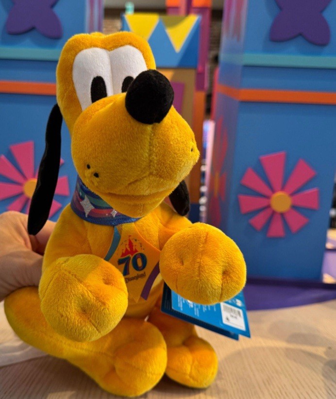 New 2025 Disney Parks 70th Anniversary Celebration Plush - Pluto