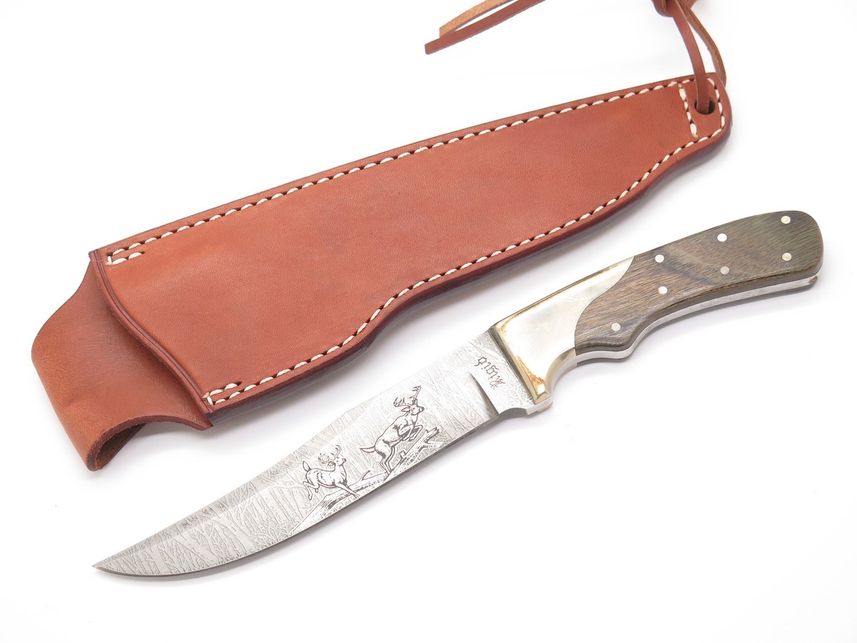 Vintage '80s Rigid RG27 Fukuta Seki Japan Fixed Blade Buck Hunting