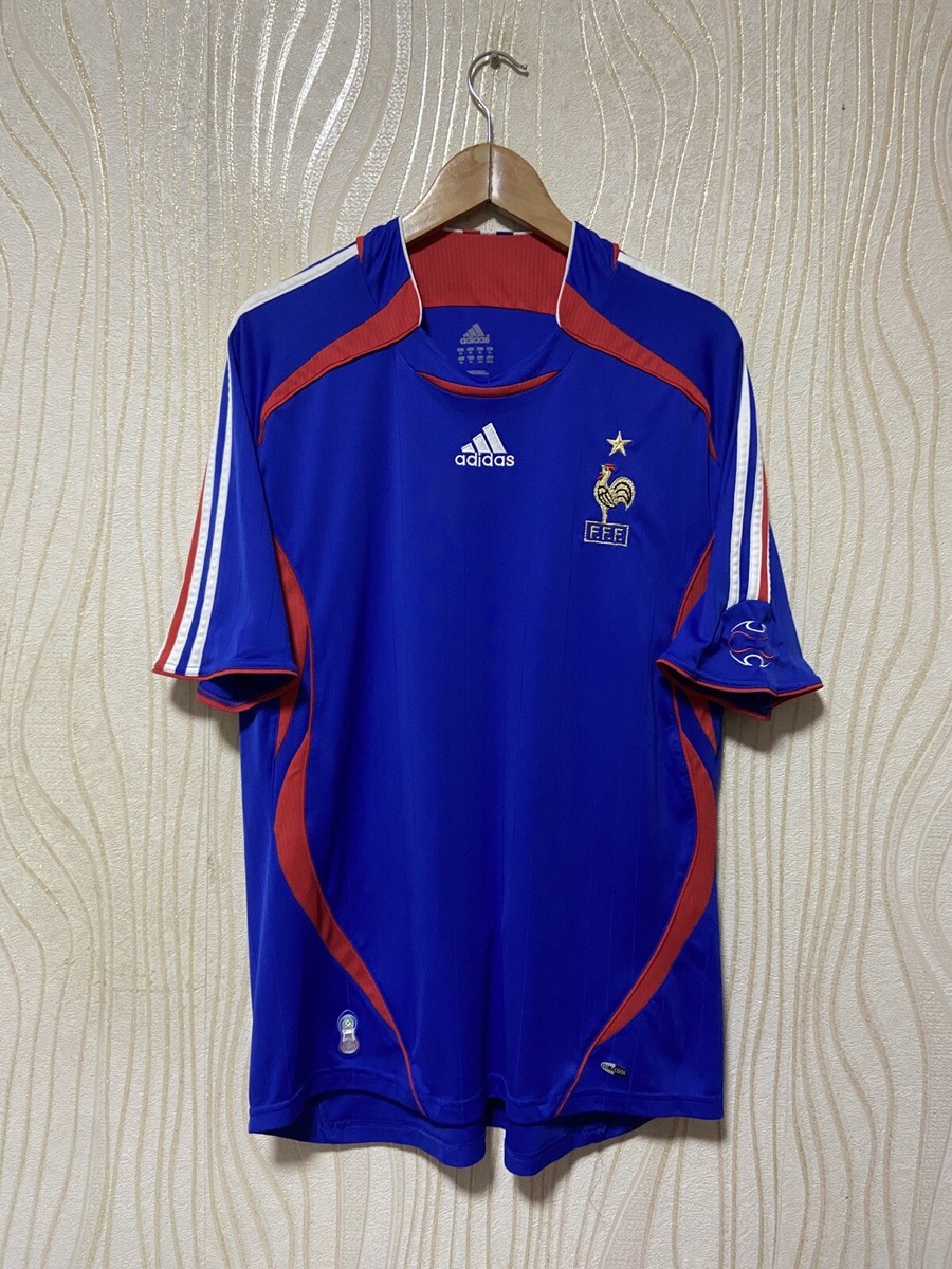 FRANCE 2006 2007 HOME SHIRT JERSEY ADIDAS 740126 sz XL MEN #10