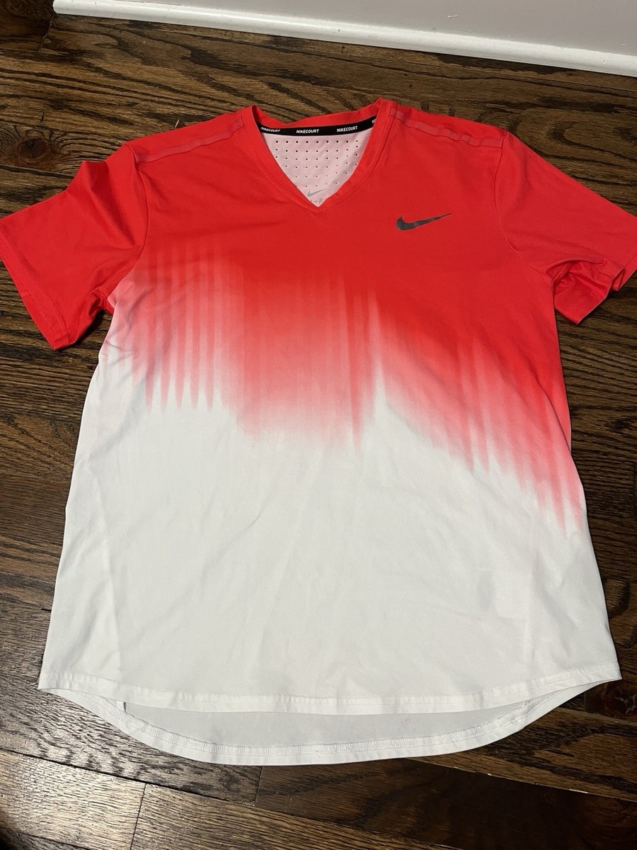 Nike RF US OPEN 2017 Roger Federer Tennis Top Men's Size Medium