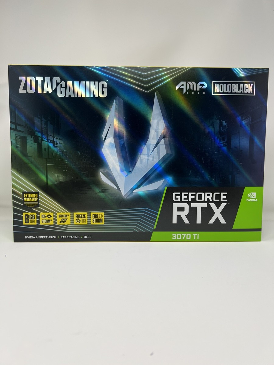 ZOTAC GAMING GeForce RTX 3070 Ti AMP Holo 8GB GDDR6X Graphics Card