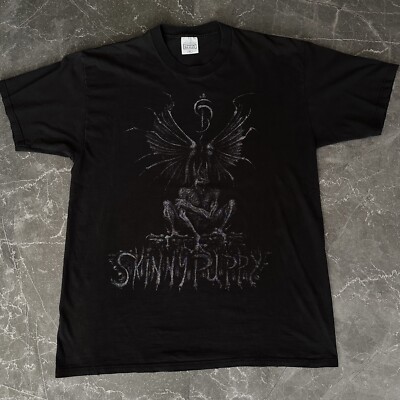 Vintage 1992 Skinny Puppy Last Rights Tour Band Tee Shirt Sz XL