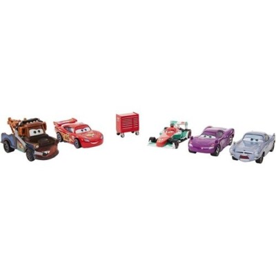 Disney Pixar The World of Cars 5 Vehicles 1 Accessory Playset Die