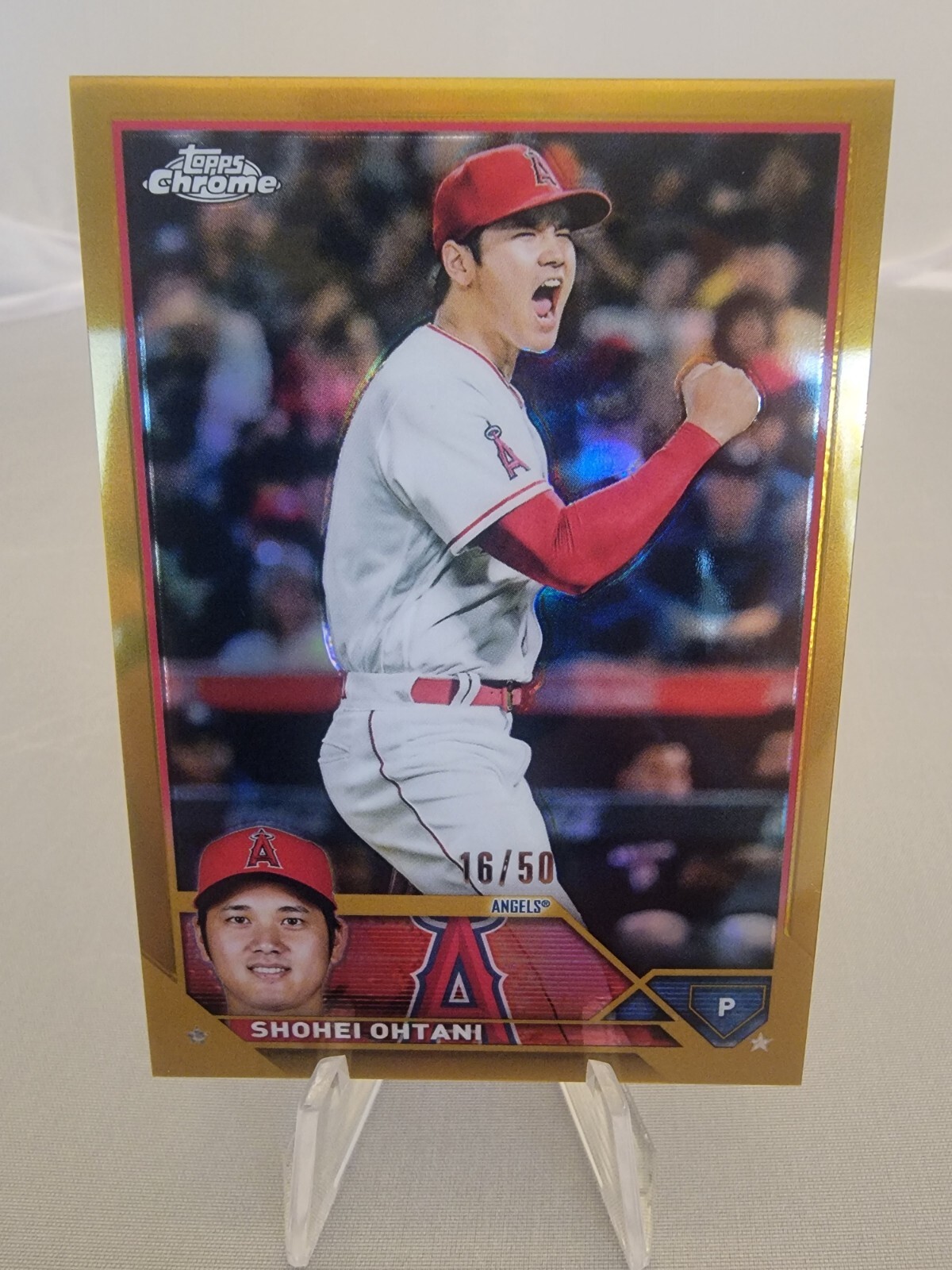 Shohei Ohtani 2023 Topps Chrome #17 Gold Refractor /50 Price Guide