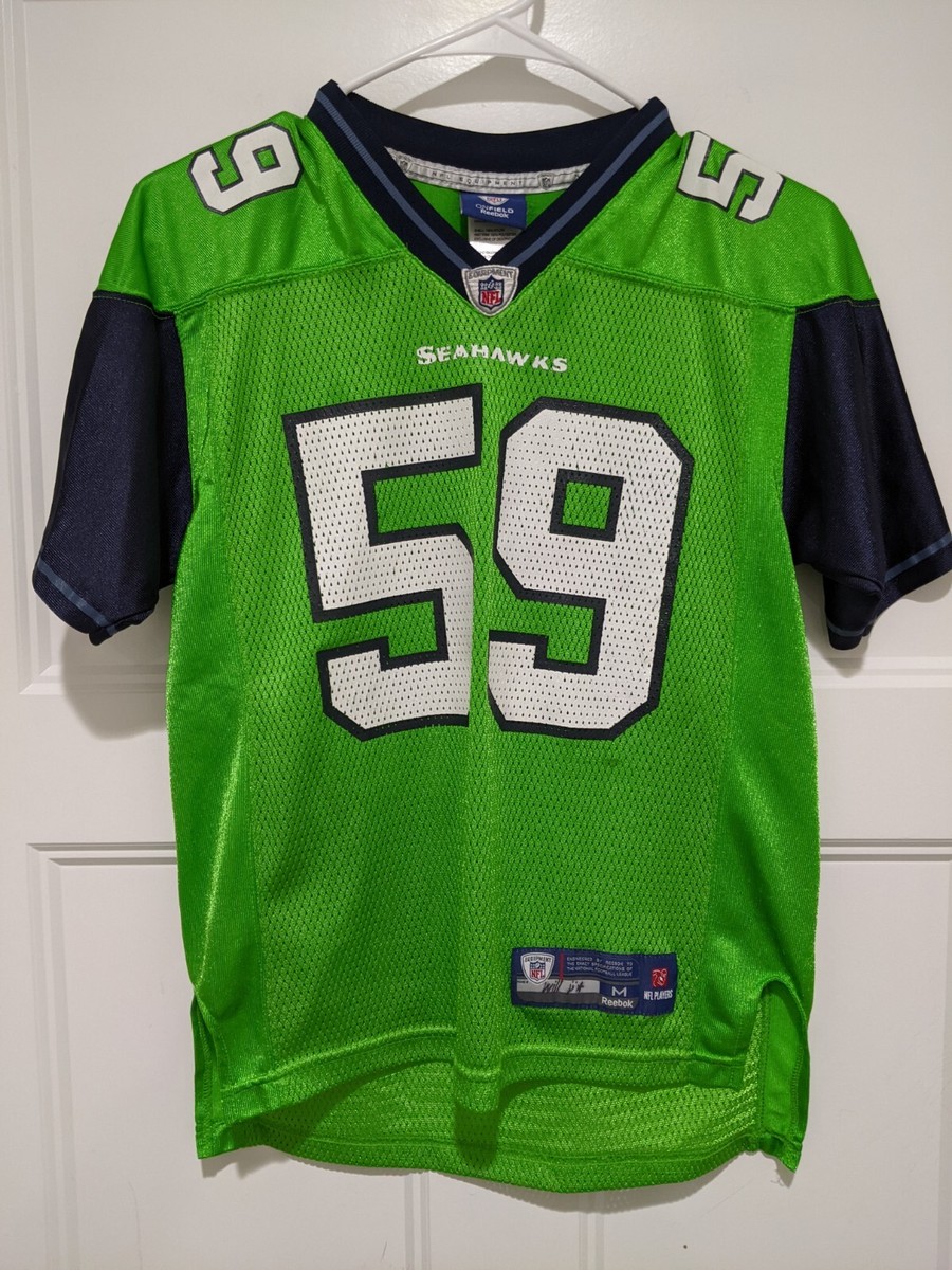 VTG Seattle Seahawks Color Rush Aaron Curry #59 Reebok Jersey